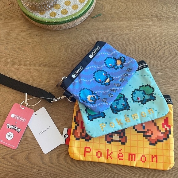 Lesportsac Handbags - LeSportsac x Pokemon Wrist Pouch Set
